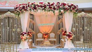 Al Aire Libre indio boda fusión Metal Mandap espléndido Metal Mandap para pareja boda maravilloso Metal Mandap para matrimonio - Product Image 5