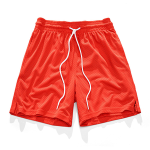 <b>Men</b> Mesh <b>Shorts</b> Bulk Wholesale OEM Custom Breathable Drawstring <b>Elastic</b> <b>Waist</b> Side Pockets Manufacturer Low MOQ - Product Image 5