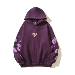 Custom Made Men Puff Print Hoodies hot sale Casual Wear Anti Wrinkle Breathable Comfortable Men Puff Print Hoodies For Adults - Product Image 1