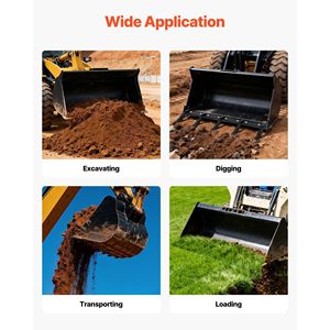 Barra dentata a 5 denti per benna per impieghi gravosi per caricatore a trazione e minipala con capacità di carico di 4560 libbre e 46 bulloni - Product Image 6