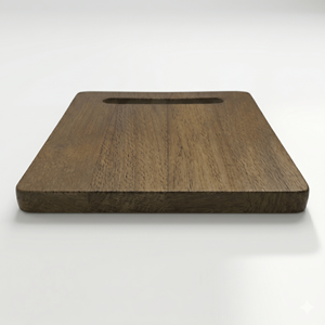 Planche à découper en teck naturel de haute qualité avec poignée ergonomique, grande planche à découper en bois durable pour la cuisine et le service - Product Image 2