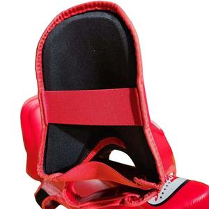Protector de Espinillas de Boxeo Muay Thai de Cuero Genuino Ligero con Cierre de Gancho y Bucle, Personalizable con Logotipo, para MMA - Product Image 4