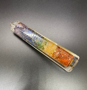 Baguettes d'énergie de guérison d'orgone de qualité supérieure, pierre naturelle de sept chakras, Orgone oblisque, tour d'orgonite en gros - Product Image 1