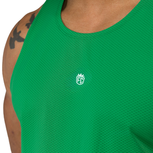 เสื้อกล้ามออกกำลังกายสีเขียวมรกตสำหรับผู้ชาย ทรงเข้ารูป เหมาะสำหรับการฝึกซ้อม ฟิตเนส กีฬา ระบายอากาศได้ดี รับผลิตแบบ OEM จำนวนมาก - Product Image 5