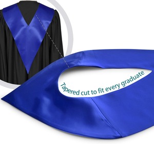 Estola de Graduación Personalizada de Satén y Poliéster para Ceremonias de Reconocimiento de Logros Universitarios - Product Image 2