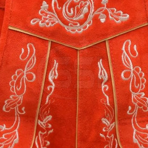 Shorts en cuir décontractés et élégants pour hommes, finition rustique, design alpin traditionnel, cuir écologique, fermeture boutonnée - Product Image 6