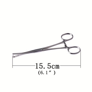 Pince à éponge pour piercing corporel, forceps à éponge Foerster, pince pour piercing corporel, pince à gaze chirurgicale, approuvé ISO - Product Image 1