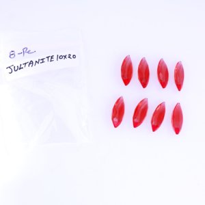 Lot de 8 pierres précieuses en zultanite rouge naturelle, taille marquise, changeant de couleur, 10x20mm, pierres lâches, certifiées par un tiers, bijoux du Rajasthan - Product Image 3