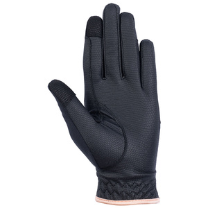 ถุงมือขี่ม้าคุณภาพสูง ประดับด้วยคริสตัลสวยงาม พร้อมแถบยางยืด - Product Image 3