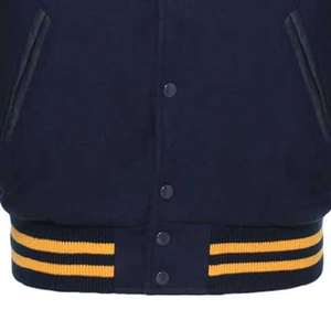 Chaqueta Deportiva Casual de Béisbol con Logotipo Personalizado Bordado en Chenilla de Lana, Nueva Colección de Invierno - Product Image 3