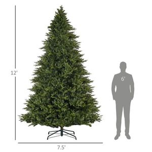 12ft Christmas Tree-Festive Holiday Decoration - Product Image 5