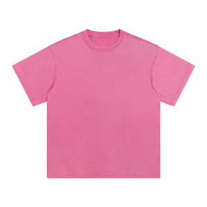 Fashion Wear Men Acid Wash Formal T-Shirts 100% Cotton Regular Fit Wholesale Custom Short Sleeve - Product Image 1