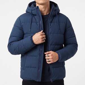 Chaqueta Acolchada de Moda para Hombre, Resistente al Frío, Ecológica, Impermeable, 300g, con Capucha Acogedora y Diseño Moderno - Product Image 5