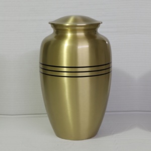 Urnas de Cremación de Latón Premium con Tres Bandas para Cenizas Humanas, Urna de Latón con Bandas de la Libertad, Urnas de Cenizas de Latón Hechas a Mano - Product Image 6