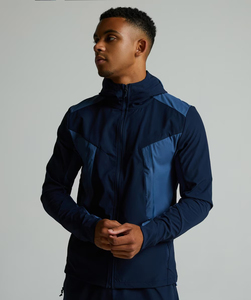 ชุดวอร์มกันลมแบบลำลองสำหรับผู้ชาย OEM คุณภาพสูง ผลิตตามสั่ง ทำจากไนลอน 100% พร้อมโลโก้สะท้อนแสง ไซส์ใหญ่พิเศษ เหมาะสำหรับการฝึกซ้อม - Product Image 4