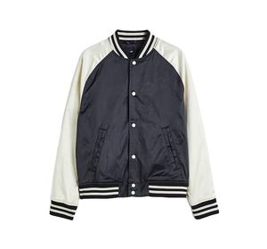 Veste bomber varsity d'hiver en satin 100% de haute qualité pour hommes, personnalisable avec le nom de l'équipe - Product Image 6