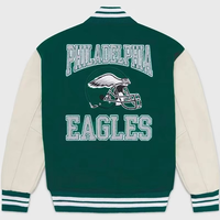 Nouvelles vestes universitaires en cuir et chenille brodées, uniformes de baseball personnalisés, en coton coloré, imperméables et respirantes