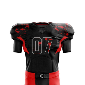 Best Quality Light Weight Comfortable Men's American Football Uniform Short Breathable Moisture-Wicking Sublimation Custom Team - Product Image 4