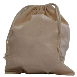 Pochette à cordon 100% coton, logo personnalisé imprimé, écologique, de haute qualité, lavable, grande capacité, sac anti-poussière réutilisable, doux - Product Image 1