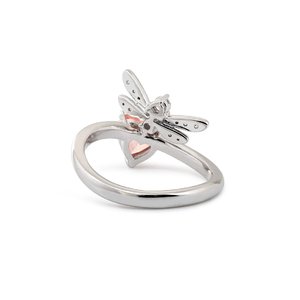 Gold 925 Sterling Silver <b>Adjustable</b> Lab Grown Diamond <b>Ring</b> Classic Statement Fine Jewelry Elegant Gift for Women - Product Image 5