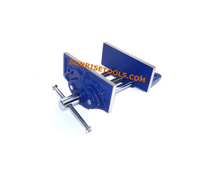 Étau d'établi SUNTOOLS/STIPL en fer bleu 150 mm à serrage rapide pour formes irrégulières, outils et équipements de bijouterie - Product Image 4