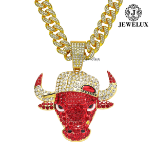 Collier chaîne cubaine de qualité export, entièrement serti de diamants, bijoux hip-hop pour hommes et femmes, importé d'Inde, très demandé - Product Image 3
