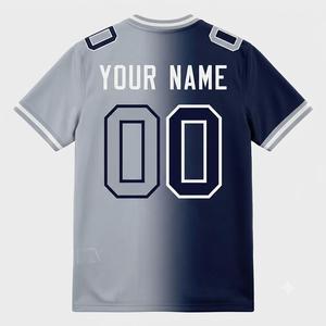 เสื้อฟุตบอลอเมริกันคุณภาพสูงสำหรับผู้ชาย เนื้อผ้าระบายอากาศได้ดี มีไซส์ใหญ่ให้เลือก ราคาขายส่ง เสื้อฟุตบอลอเมริกันคุณภาพดี - Product Image 3