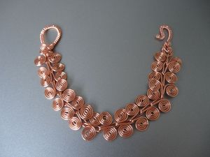 Handmade Copper <b>Necklace</b> with Decorative Elements Creating a Beautiful and Timeless Jewelry <b>Statement</b> - Product Image 6
