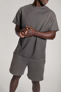 Fabricant et Fournisseur OEM Personnalisé de Vêtements en Gros – Ensemble d'Été en Jersey de Coton Premium GSM pour Production de Vêtements en Vrac - Product Image 3