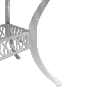 Juego de Comedor de Jardín de Aluminio Fundido Blanco de Durabilidad Media - Product Image 5