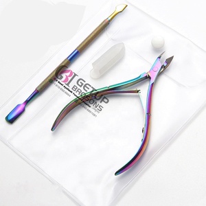 เครื่องดันเล็บสเตนเลสพลาสม่าสีรุ้งพร้อมการออกแบบโลโก้ของคุณเอง - Product Image 1