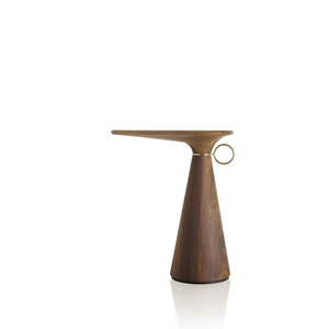 Mesa de centro de madera de venta caliente con base cónica, hecha a mano, para decoración del hogar, mesa auxiliar en oferta - Product Image 5