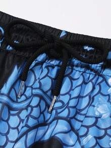 Custom Solid Front Quick Dry Breathable Eco-Friendly 100% Cotton Drawstring Closure Elastic Waistband Double Layer Running Men - Product Image 5