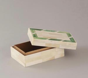 <b>Clear</b> <b>Resin</b> Inlay Handmade Model Jewelry Boxes Customized Elegant Design Displaying Necklaces Rings Ornaments - Product Image 6