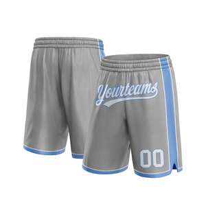 Shorts de basketball pour adultes respirants et imprimés sur mesure avec couleur et logo personnalisés, livraison rapide depuis un fabricant pakistanais - Product Image 2