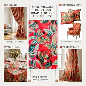 Tela Moderna Estampada para Interiores, para Cortinas, Cubiertas de Mesa, Fundas de Cojines y Productos de Mobiliario para Hostelería - Product Image 1