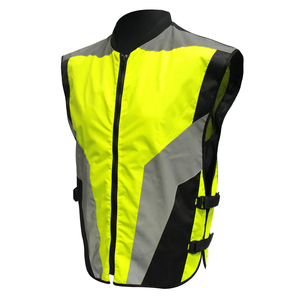 Construction Safety Vest Reflective <b>Strip</b> Mesh <b>Fabric</b> Reflector Security Jacket High Visibility Clothing OEM Service Men's - Product Image 1