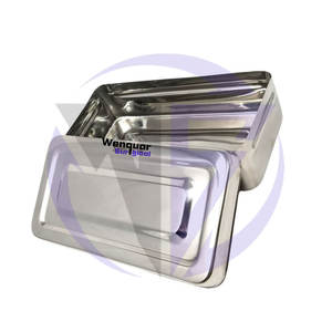 Caja de Acero Inoxidable para Instrumentos Quirúrgicos y Dentales con Tapa, 9/4/2 Pulgadas, Autoclavable, para Uso Hospitalario y Clínico - Product Image 5