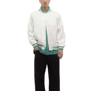 2025 mode Satin veste luxe brillant Bomber pour Streetwear et fête léger Varsity Style OEM disponible en gros - Product Image 1