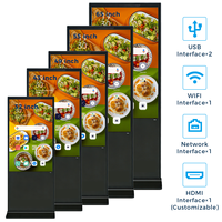 Écran publicitaire vertical pour kiosque, affichage numérique intérieur 55 pouces 4K, écran publicitaire capacitif