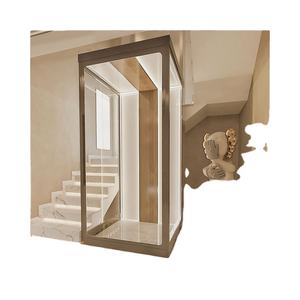 ट्रैक्शन ड्राइव गियरबॉक्स सुरक्षित यात्री लिफ्ट 400 किलोग्राम-600 किलोग्राम इलेक्ट्रिक होम लिफ्ट इनडोर/आउटडोर विला आवासीय 4-8 व्यक्ति - Product Image 4