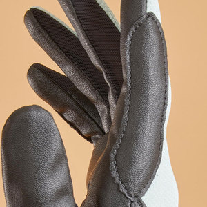 Wholesale Custom High Quality Leather Winter Fitness Outdoor Sport Equestrian Horse Riding Gloves Full <b>Finger</b> Adjustable Wrist - Product Image 5