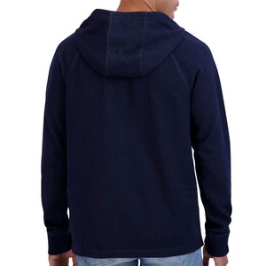 Pulls à capuche unisexes grande taille pour hommes, personnalisables avec logo, impression 3D en relief, en polaire unie polyester/coton, épais et confortables, vente en gros - Product Image 2
