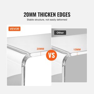 Mesa Consola Acrílica Transparente para Recibidor, Sala de Estar o Comedor, 37.95x15x29.13 Pulgadas - Product Image 4