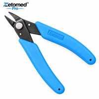 Kit d'outils de poinçonnage en maille métallique 3 pièces pour la fabrication de bijoux – Pinces à bec court, à bec courbé et à bec plat ZetomedPro