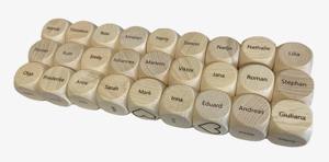 Dés en bois pour jeux de rôle, dés polyédriques en bois de qualité professionnelle pour jeux de table RPG, accessoires de jeu en gros - Product Image 4