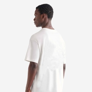 Men's <b>White</b> Cotton T-Shirt Regular Fit O-Neck Short Sleeve Casual Solid Color Jersey Knitted <b>Plain</b> Dyed - Product Image 1