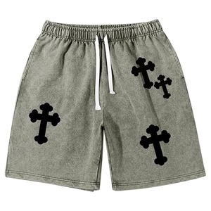 กางเกงขาสั้นออกกำลังกายเอวกลางสไตล์ลำลองแนวสตรีทปี 2026 ลายเรียบ ผ้าถักตาข่าย ระบายอากาศได้ดี ผ้าฝ้าย 100% เอวยางยืด - Product Image 6