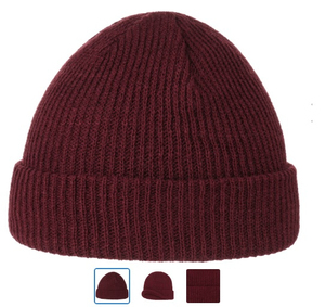Customized New Design Knitted <b>Beanie</b> with Leather Patch /Rich Cotton <b>Beanie</b> Hat 100% Acrylic <b>Wool</b> Daily Soft <b>Beanies</b> Caps - Product Image 5