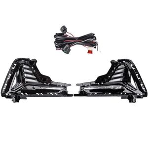 2018-2019 Hyundai Sonata LED Fog Light DRL Lamps Cover Bezels Left and Right Side Lighting Trim Covers - Product Image 4